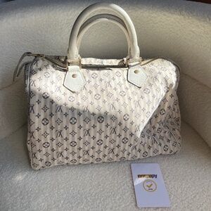 Louis Vuitton Speedy Idle Mini Lin White